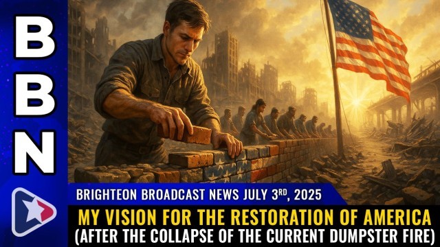 My vision for the RESTORATION OF AMERICA (after the collapse of the current dumpster fire)