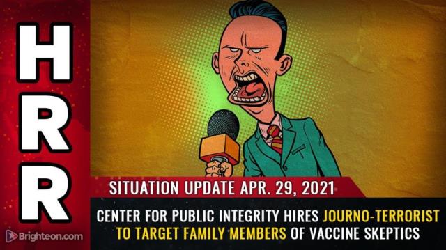 Center for Public Integrity hires journo-terrorist to target family members of vaccine skeptics