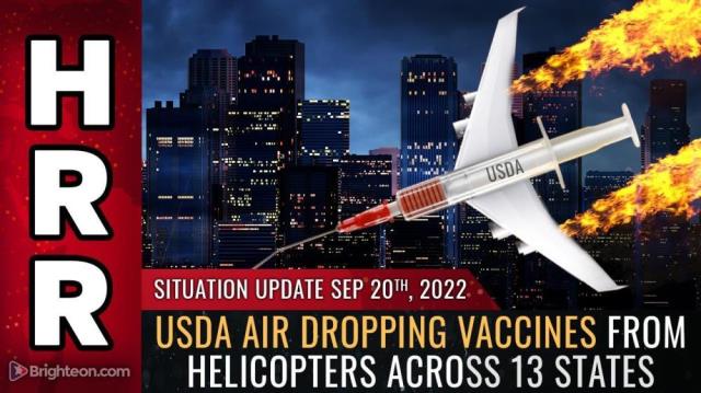 USDA air dropping vaccines from helicopters across 13 states