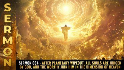 Mike Adams Sermon #064 - After planetary WIPEOUT, all souls are JUDGED by God, and the worthy join him in the dimension of HEAVEN