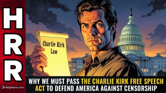 Why we MUST pass the Charlie Kirk Free Speech Act to defend America against censorship