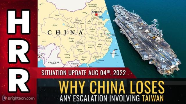 Why China LOSES any escalation involving Taiwan