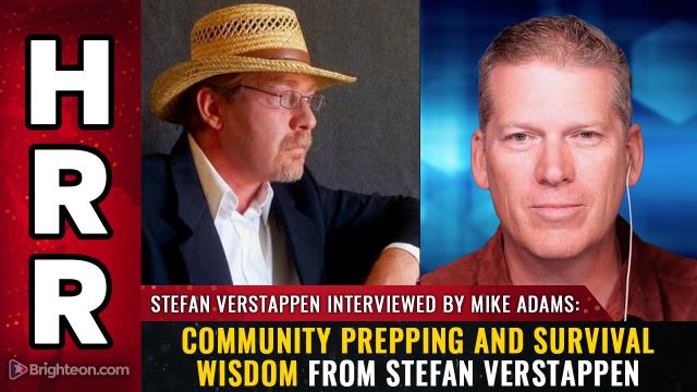 Community prepping and survival wisdom from Stefan Verstappen