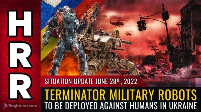 Terminator military robots to be deployed against humans in Ukraine