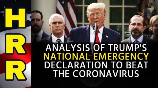 Analysis of Trump's National Emergency Declaration to beat the coronavirus