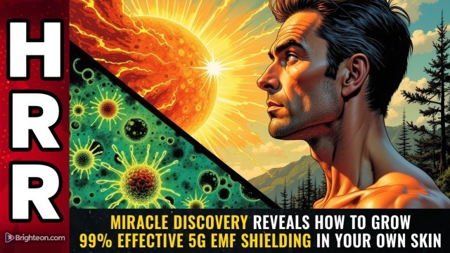 MIRACLE DISCOVERY reveals how to grow 99% effective 5G EMF shielding in your own skin