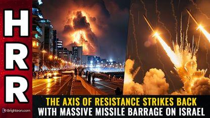 The Axis of Resistance STRIKES BACK with massive missile barrage on Israel