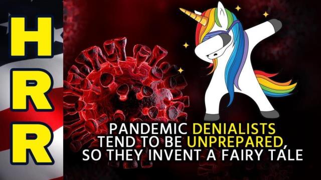 Pandemic DENIALISTS tend to be UNPREPARED themselves, so they invent a fairy tale