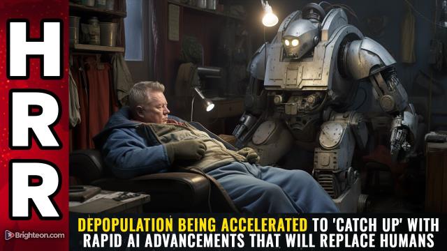 DEPOPULATION being accelerated to 'catch up' with rapid AI advancements that will replace humans