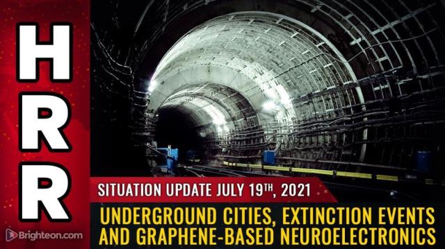 Underground cities, extinction events and graphene-based neuroelectronics