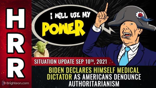 Biden declares himself medical DICTATOR as Americans denounce authoritarianism