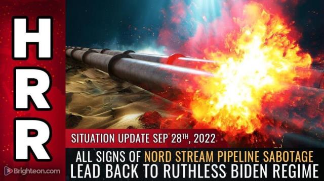 All signs of Nord Stream pipeline SABOTAGE lead back to ruthless Biden regime