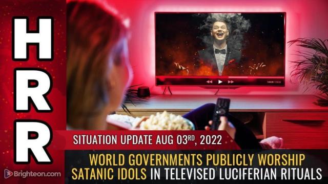 World governments PUBLICLY worship satanic idols in televised luciferian rituals