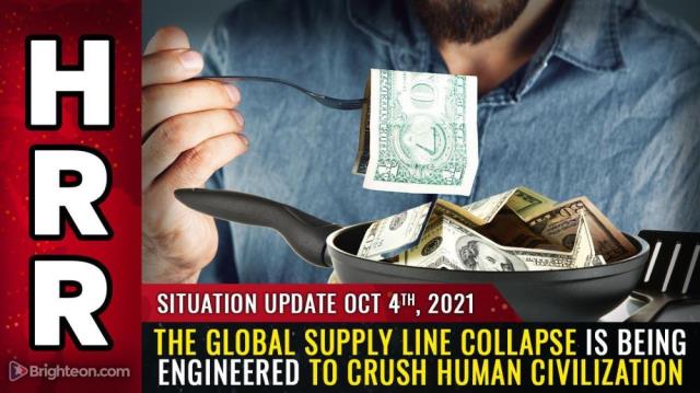 The global supply line collapse is being ENGINEERED to crush human civilization