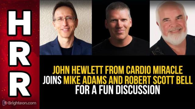 John Hewlett from Cardio Miracle joins Mike Adams and Robert Scott Bell for a fun discussion