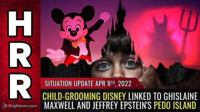 Child-grooming DISNEY linked to Ghislaine Maxwell and Jeffrey Epstein's PEDO island