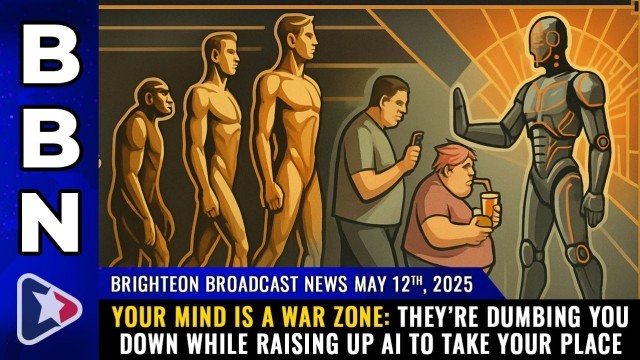 Your MIND is a WAR ZONE: They’re dumbing you down while raising up AI to take your place