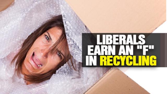 Liberals earn "F" in recycling