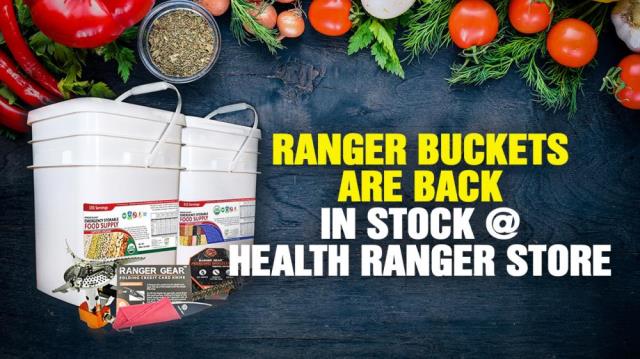 Ranger Buckets are BACK IN STOCK at the Health Ranger Store