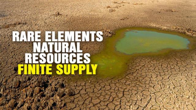 Rare elements, natural resources and FINITE global supply