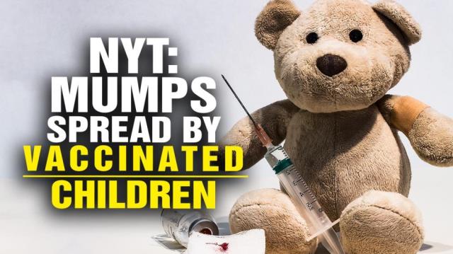 NYT: MUMPS being spread by VACCINATED children