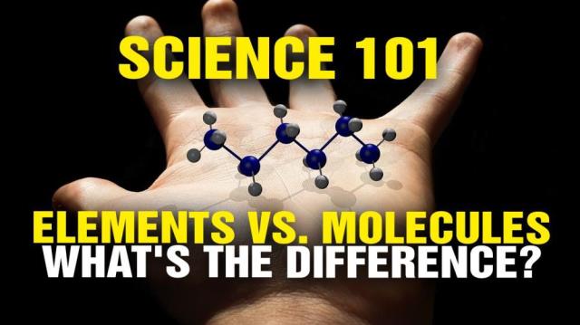 ELEMENTS vs. MOLECULES: What's the difference?