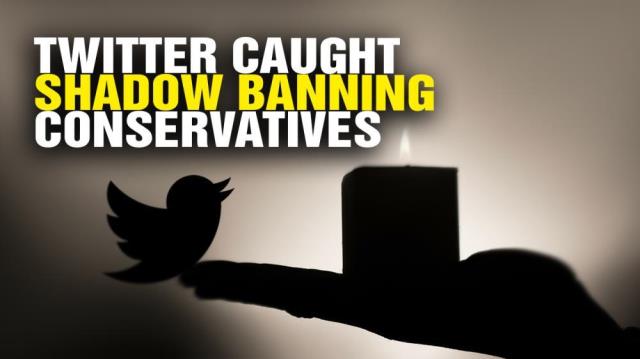 Twitter caught red-handed SHADOW BANNING conservatives