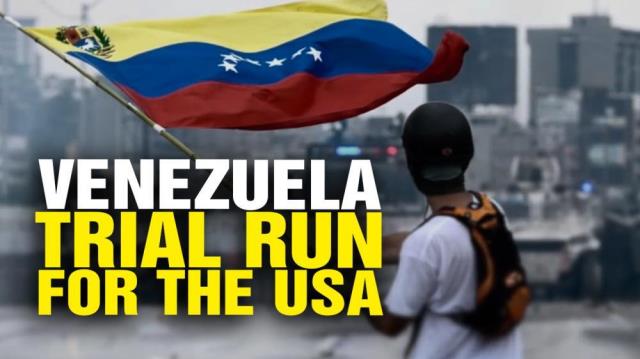 Venezuela is a TRIAL RUN for collapse in America