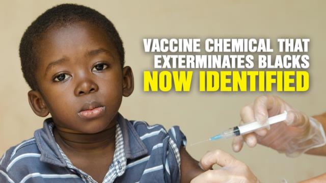 Vaccine chemical that EXTERMINATES BLACKS now identified