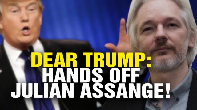 President Trump: HANDS OFF Julian Assange!