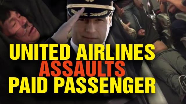 United Airlines ASSAULTS its own paid passenger!