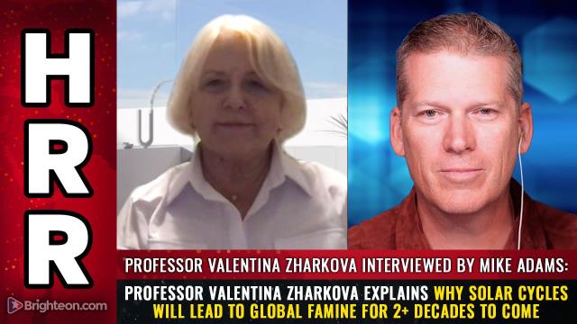 Professor Valentina Zharkova explains why solar cycles will lead to GLOBAL FAMINE for 2+ decades to come