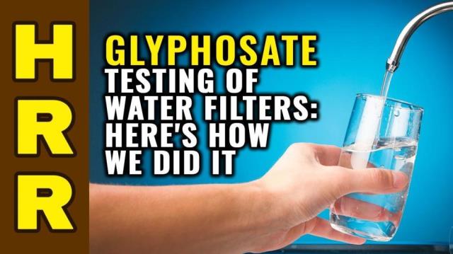 Glyphosate testing of WATER FILTERS: Here's how we did it