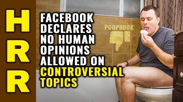 Facebook declares no HUMAN opinions allowed on controversial topics