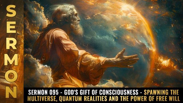 Mike Adams Sermon #095 - God's gift of CONSCIOUSNESS - Spawning the multiverse, quantum realities and the power of FREE WILL