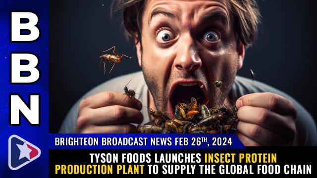 Tyson Foods launches INSECT PROTEIN production plant to supply the global food chain