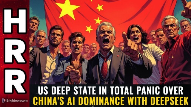 US deep state in TOTAL PANIC over China's AI dominance with DeepSeek