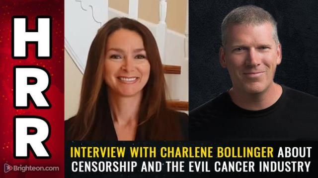 Interview with Charlene Bollinger about censorship and the evil CANCER industry