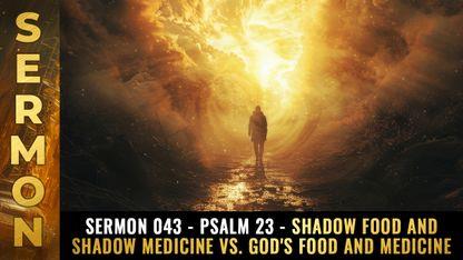 Mike Adams Sermon #043 - Psalm 23 - Shadow food and shadow medicine vs. GOD'S FOOD and medicine