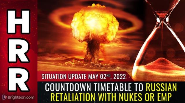 COUNTDOWN timetable to Russian retaliation with NUKES or EMP