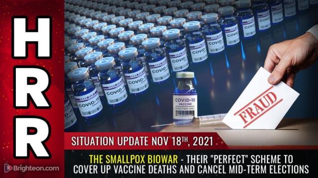 The SMALLPOX BIOWAR - their "perfect" scheme to cover up vaccine deaths and cancel mid-term elections