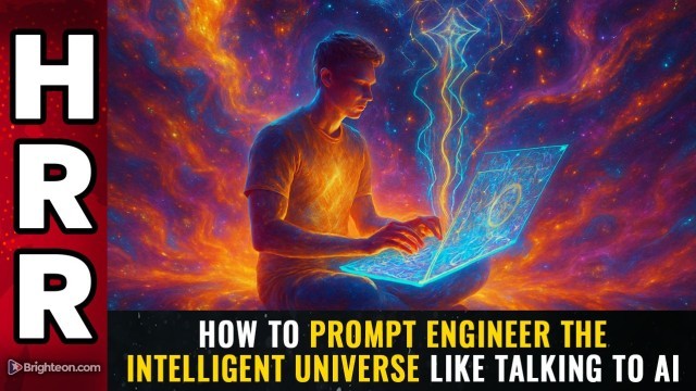 How to prompt engineer the intelligent universe like talking to AI