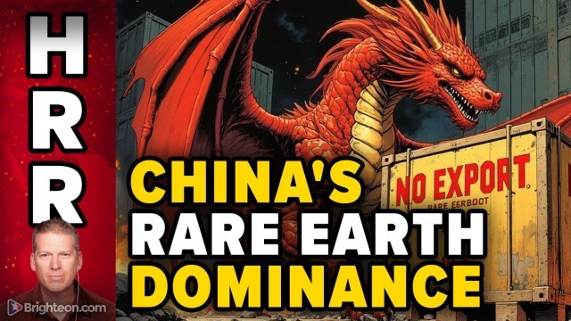 China's control over RARE EARTHS gives it global dominance over military, industrial and technological output