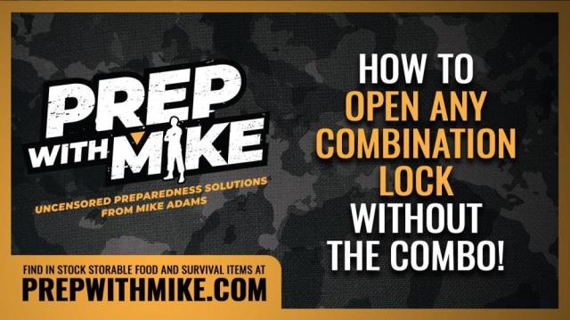 PrepWithMike - How to open any COMBINATION LOCK without the combo!