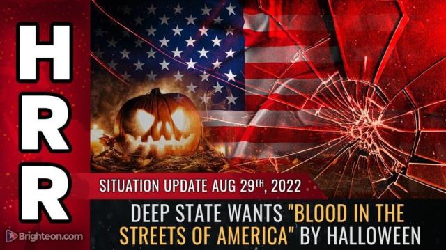 Deep state wants "blood in the streets of America" by Halloween