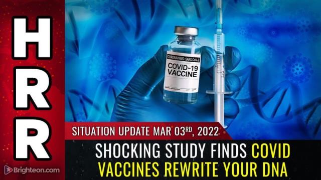 Shocking study finds covid vaccines REWRITE YOUR DNA