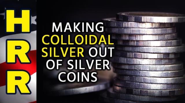 Making COLLOIDAL SILVER out of silver coins