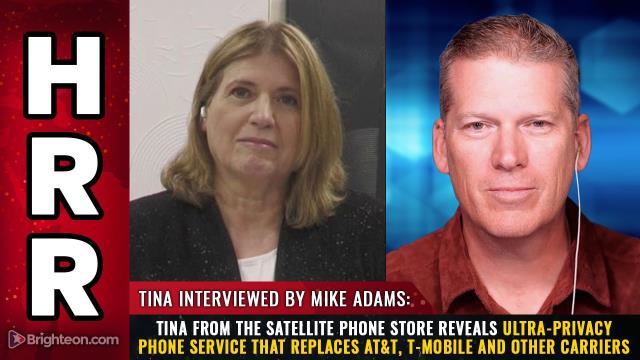 Tina from the satellite phone store reveals ultra-privacy phone service that REPLACES AT&T, T-Mobile and other carriers