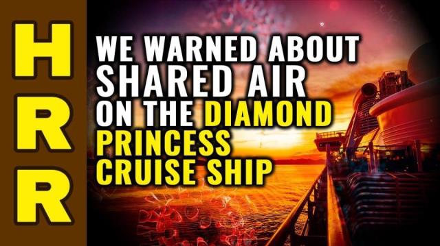 We warned about SHARED AIR on the Diamond Princess cruise ship... but no one listened