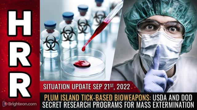 Plum Island tick-based bioweapons: USDA and DoD secret research programs for mass EXTERMINATION